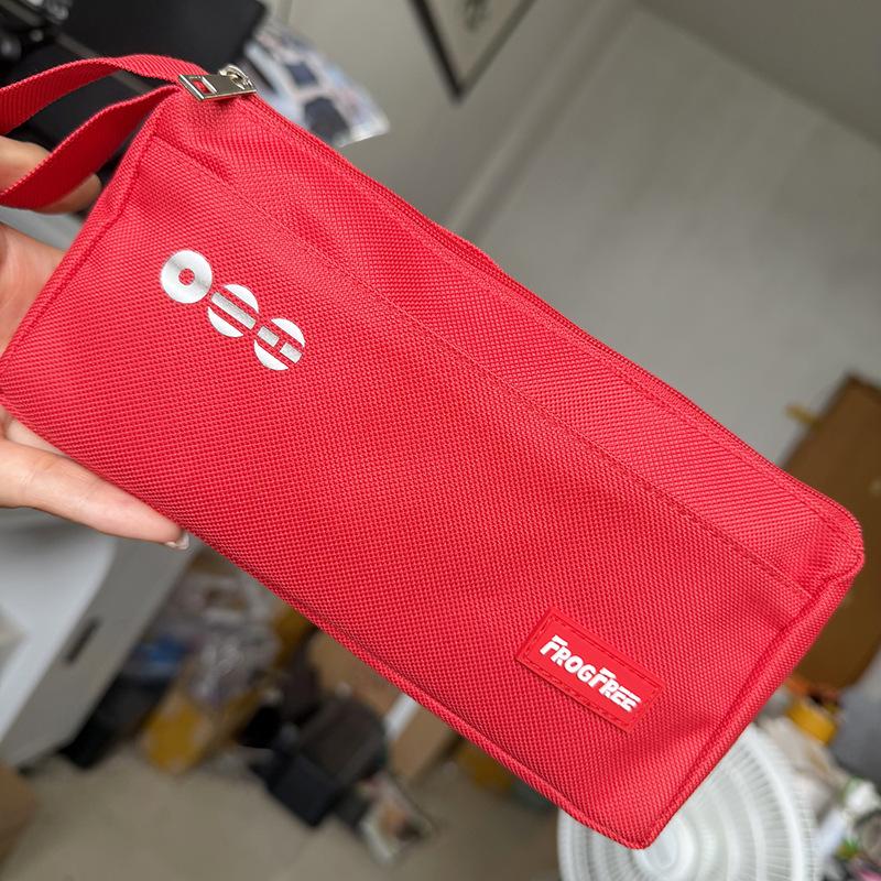 BTS Merchandise do Concerto ARIRANG Estojo de Lona para Lápis Grande Capacidade Bolsa de Papelaria Multifuncional Bolsa de Maquiagem Organizador de Viagem Zíper Material Escolar