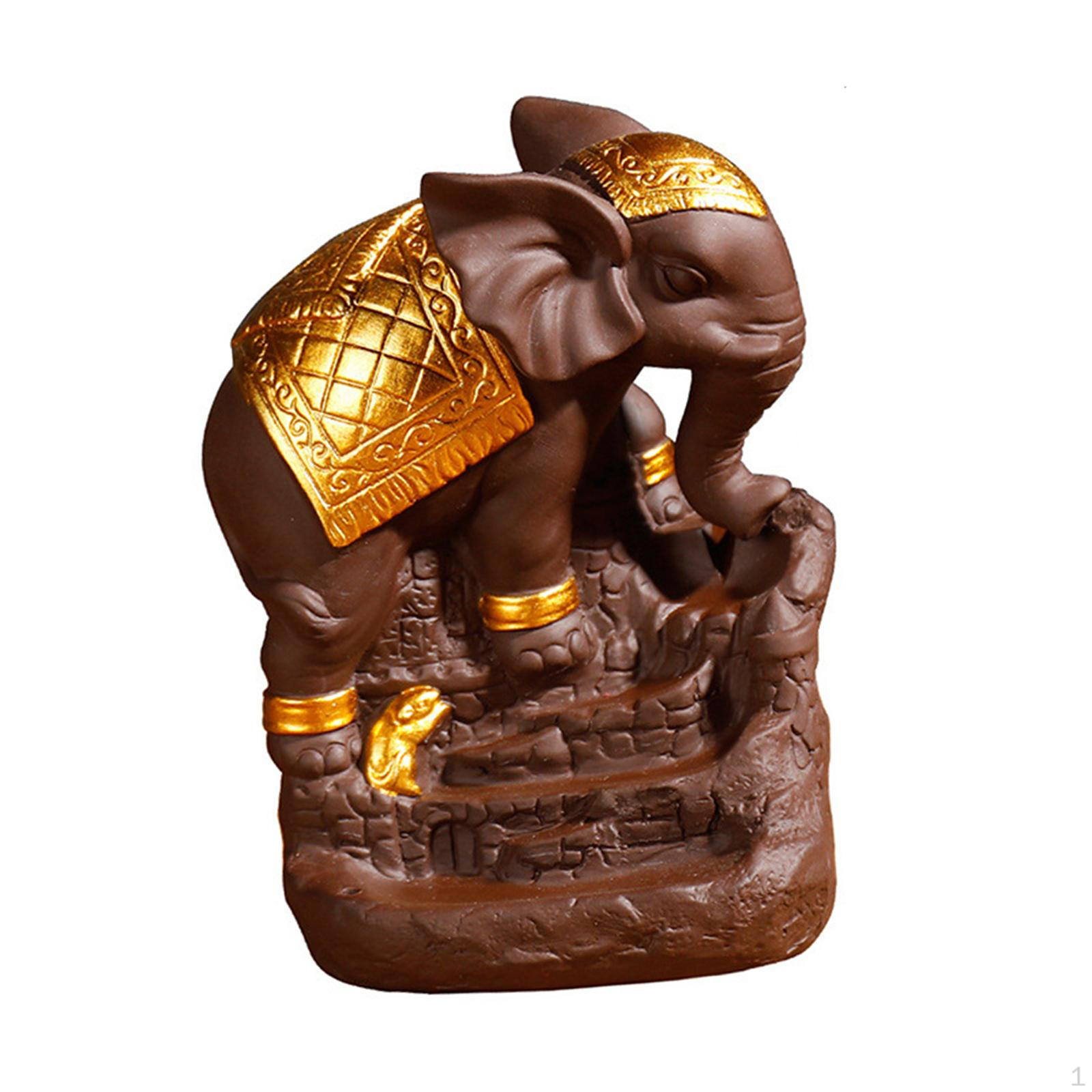 

Porcelain Incenses Burner Backflow Waterfall Decorative Rod for Desktop Office