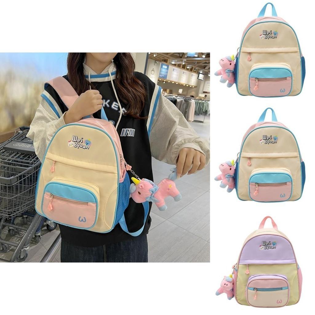 Cute Spring Kids Backpack Nylon Lightweight Toddler Bag For Preschoolers Boys And Girls 3-6 Years