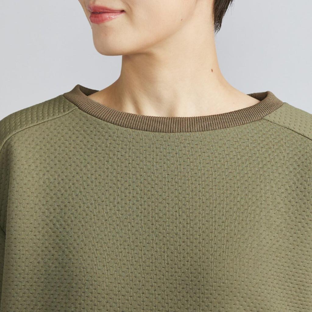 Mizuno Breath Thermo Ripple Quilted Pullover Outdoor Mermaid Size M Jacket, Heat-Retaining Material, Women's Khaki, (B2MCC710)