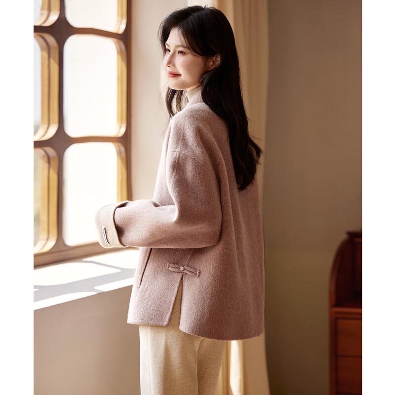 Women's Short Double-sided Wool Blend Coat