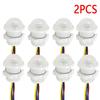 2pcs Mini PIR Motion Sensor Detector Smart Switch Home Indoor Outdoor Infrared Light 220V Time Delay Mode Adjust Lighting Switch