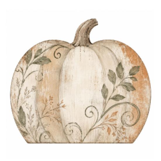 Desktop Decorative Wood Signs Thanksgiving Fall Pumpkin Table Decoration, Rustic Block Wooden Sign, Autumn Vintage Decor Farmhouse Tabletop
