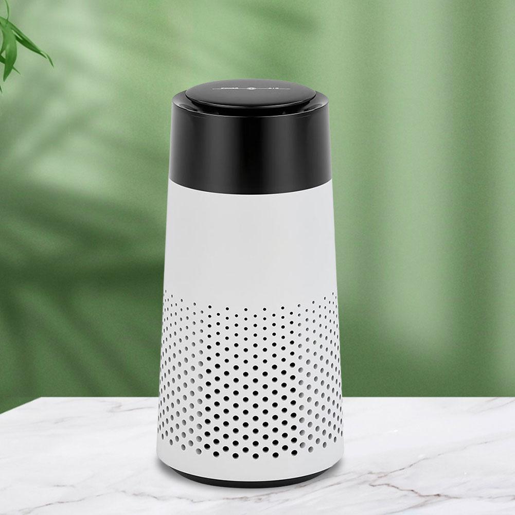 Desk Air Purifier Portable Desktop Air Cleaner with Night Light Car Air Freshener for Dorm Pets Smoke Desktop Office