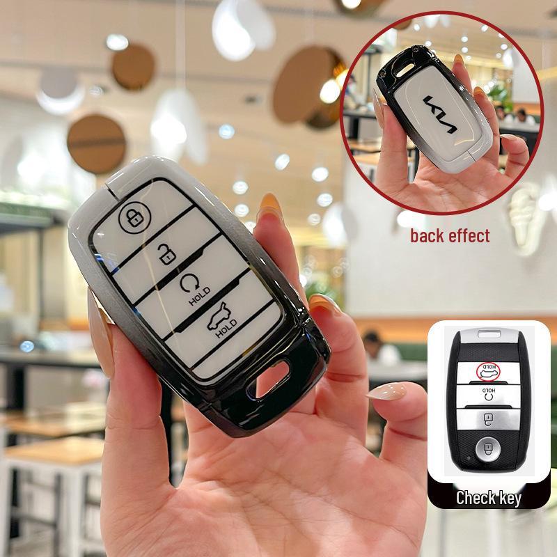 Kia Huanchi KX3/K4/KX5/KX7 2023 Intelligente Metall-Autoschlüsselhülle