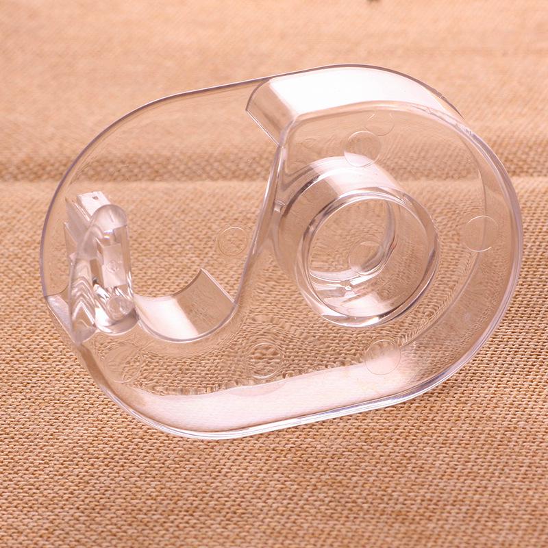 

2-Pack Washi Tape Dispenser & Cutter, Clear Plastic Tape Holder for Journaling and Scrapbooking