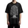 Yao Fashion Kanye West Hip Hop Wisdom Tree Washed Retro Loose Vintage  Shortsleeved Tshirt Tide Ins Style Tshirt For Unisex