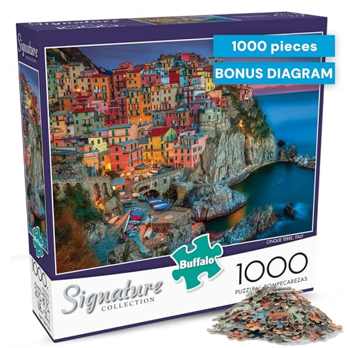 Buffalo Games Signature Series: Cinque Terre - 1000 Piece Jigsaw Puzzle by Buffalo Games Model: 1418 [Parallel Import]