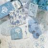 30pcs/pack Vanilla Paper Stickers Creative Scrapbooking Collage Junk Journal Diy Texture Material for Craft Making