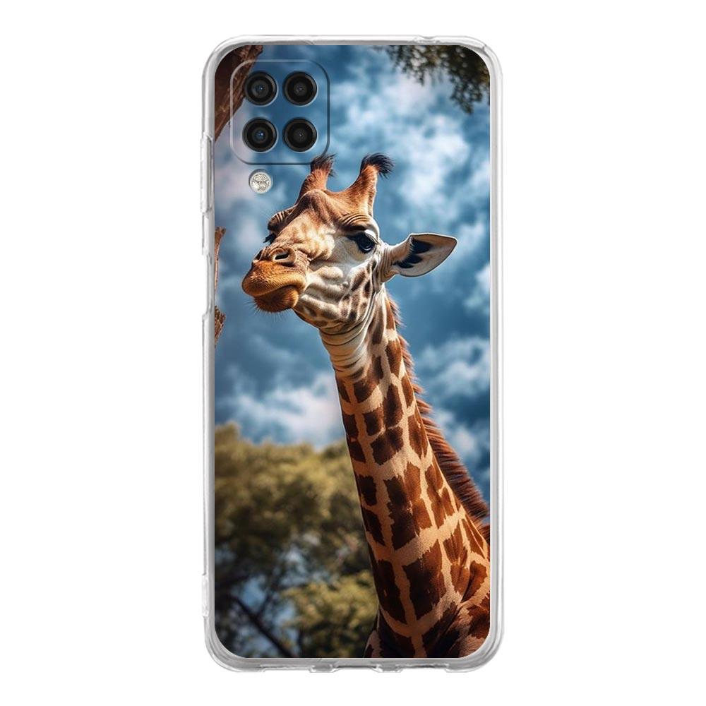 giraffe Phone Case For Samsung Galaxy A13 A33 A73 A53 A23 A51 A71 A21S A12 A31 A41 A05s A03S A15 A25 A32 5G Silicone Clear Cover