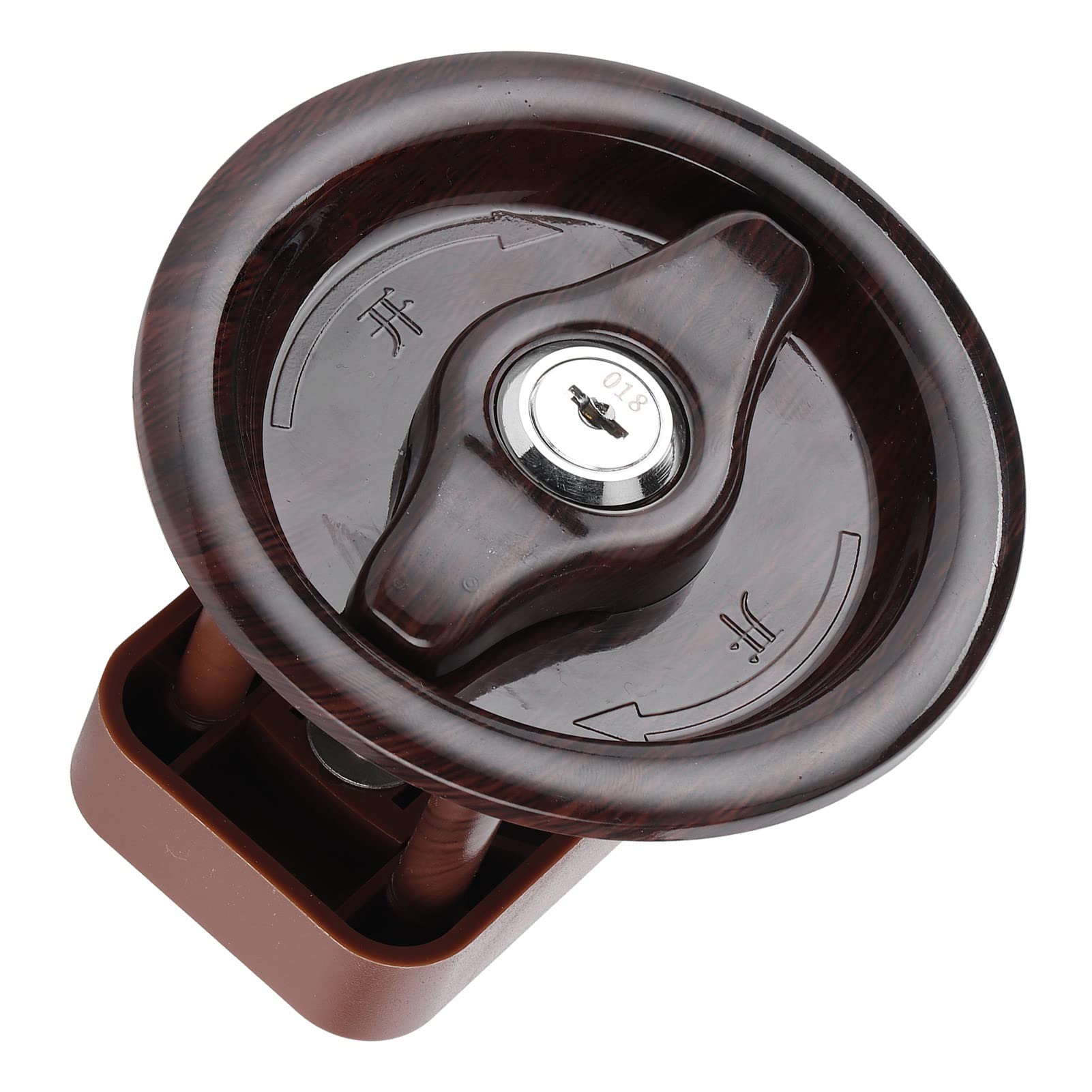 

KIMISS RV Door Lock, RV Toilet Bathroom Door Lock Motor Home Yacht Trailer Car normal