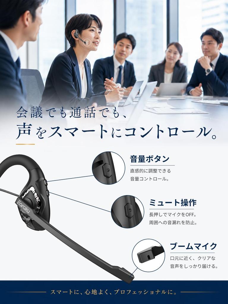 Released G2 Call Earaku Bluetooth Headset with Call Open Japanese Voice Wireless Bluetooth ENC Noise Lightweight Wireless [Newly - Only] (2026