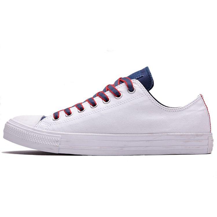 

Converse Chuck Taylor All Star Low White Navy Unisex Кроссовки Gym-Red 160467C