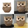 Owl Figurines Gift Cute Desktops Decorations Animal Sculpture Resins Ornament