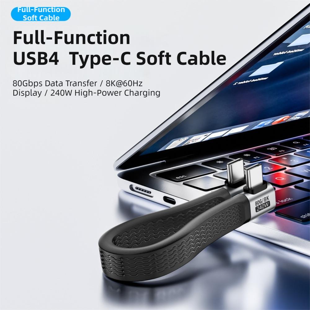 80Gbps USB4.0 Type-C Cable 8K 60HZ Charging Line FPC Soft Board Wire  for Laptop Mobile Phone