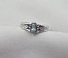 925 Sterling Silver Mystic Quartz Ring, Rainbow Oval Gemstone Ring, Colorful Crystal Jewelry