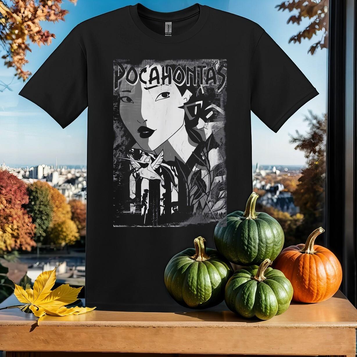 Retro Pocahontas Meeko Shirt, T-Shirt Mens Womens Tees Top T Shirt Mens Womens Tees Top Men Women Unisex Tshirt SY668 L