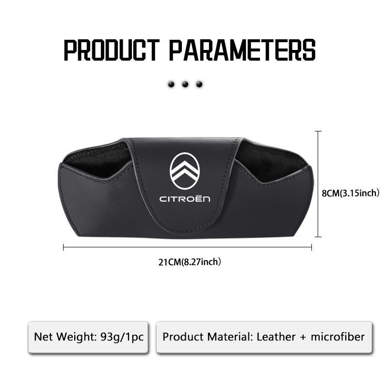 Car Glasses Case Sun Visor Eyeglasses Anti-Scratch Protection Case For Citroen Grand Berlingo Jumper Celysee Xsara Picasso