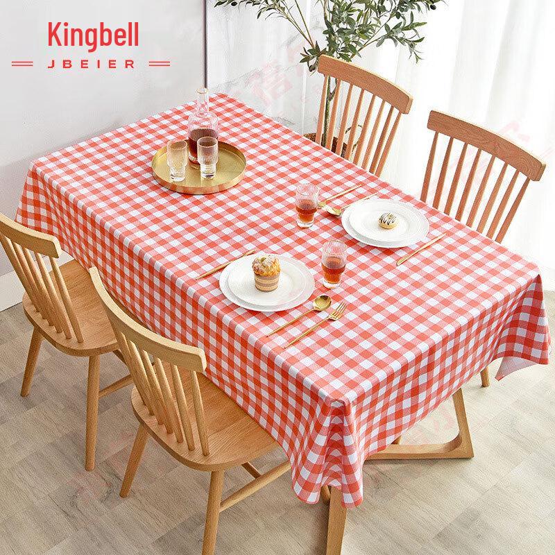 PVC Checkered Waterproof Tablecloth