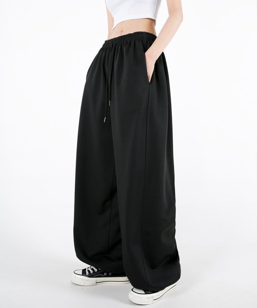 UMM Women'S Side-Point Wide Short Long String Pants 4 Colors