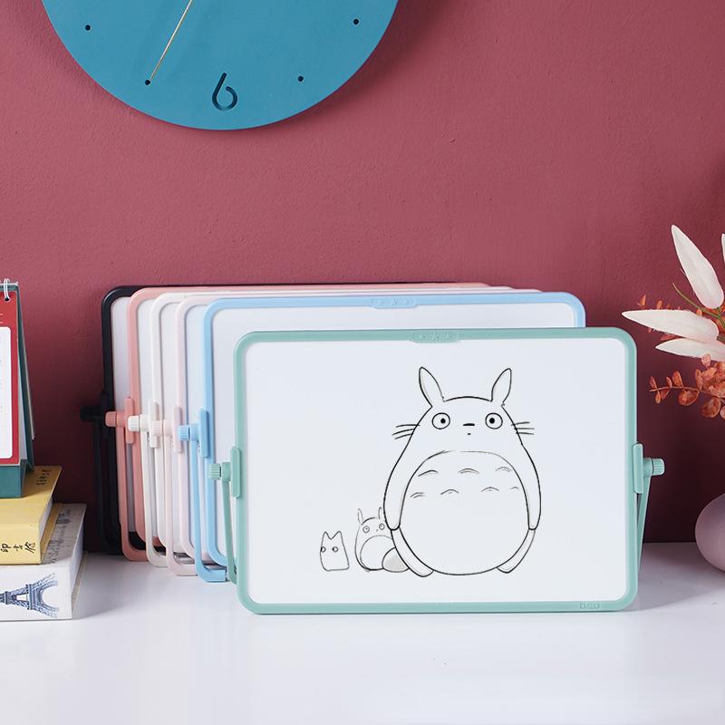 A4 Size Magnetic Double Side Whiteboard Tabletop Scaffolding Erasable Writing Board Children Graffiti 30.5x21.5cm