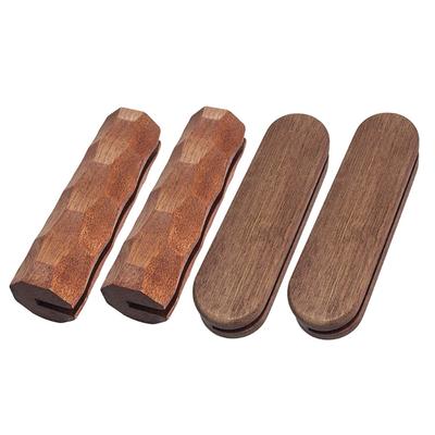 2pcs Heatproof Baking Tray Handle Universal Solid Wood Grills Pans Insulated Grip for Baking and Roasting Enthusiasts