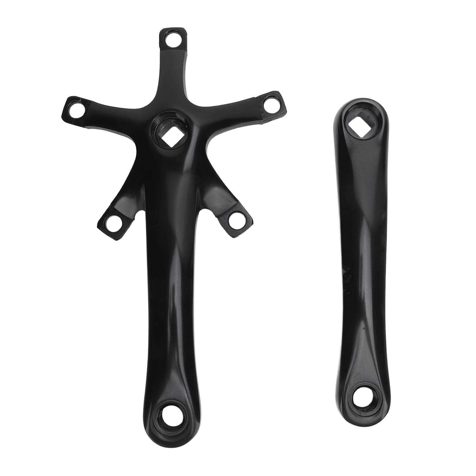 165mm Cycling Crankset, Aluminum Alloy, Strong Construction, Crank Arm Set, for Travel