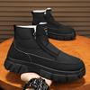 Western Boots Military Tactical Safety Shoes Mens Sneakers Man Offers Free Shipping Men's Leather Boot Tennis for Men Ankle High
