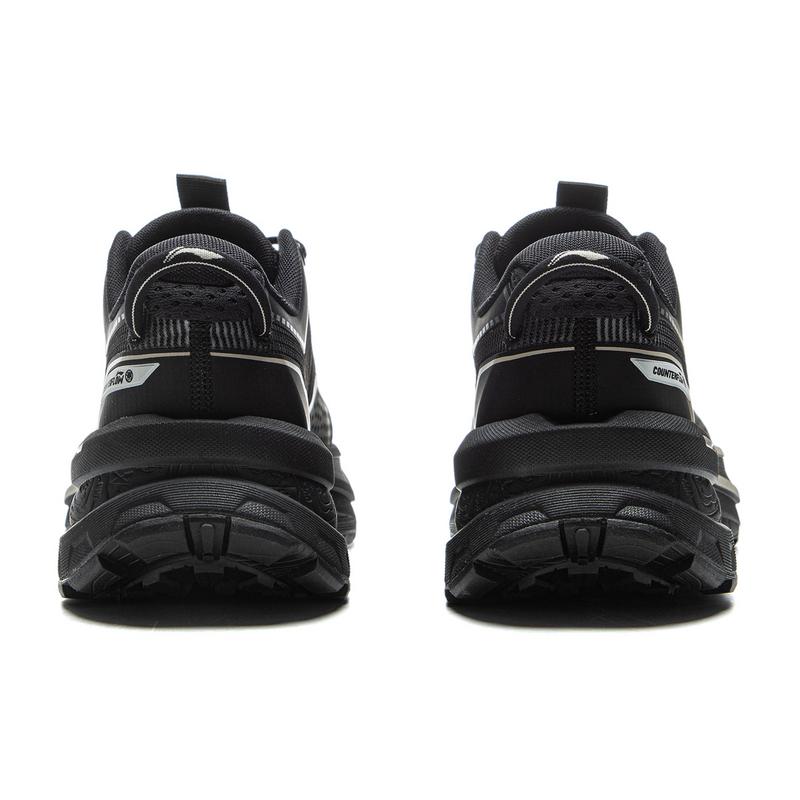 New LiNing CF Su Xingchuan Slip Resistant, Abrasion Resistant, Breathable Low Top Hiking Shoes Unisex Black AHTU023-16
