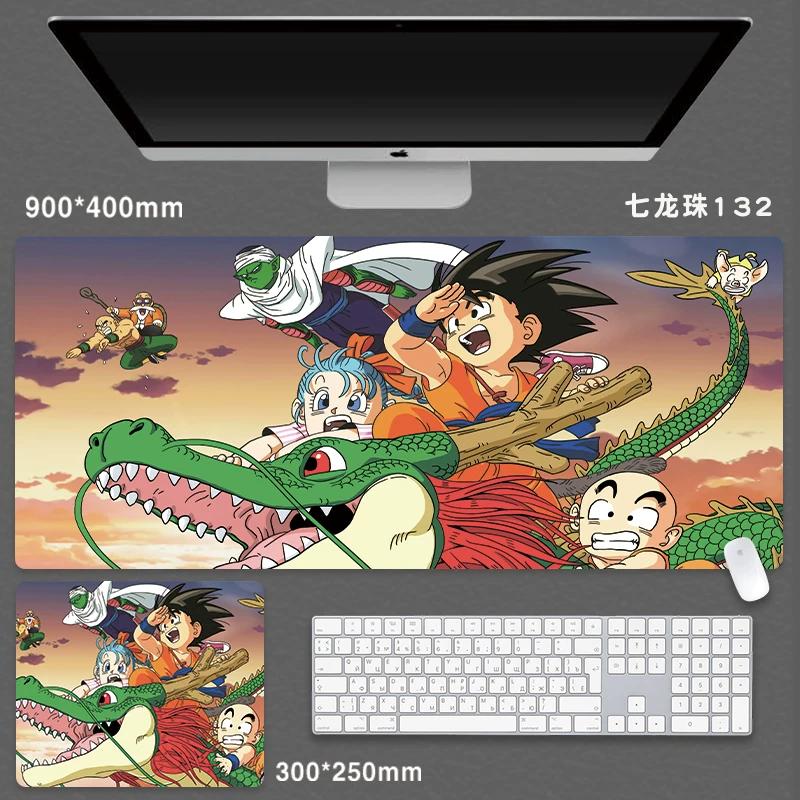 High Quality Japanese Animation Seven Dragon Ball Mouse Pad Oversized Boys Animation Two-dimensional E-sports Game Computer Keyboard Student Desk Pad