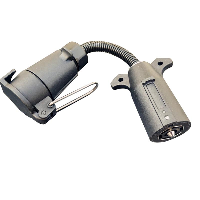 Trailer Conversion Plug Socket 7-pin EU Socket To 7 RV Blade Trailer Adapter Connector Power Conversion for Trailer Accessories