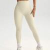 Modern Multi-color High-Waist Ribbed Yoga Pants: Elastic, Slimming, Quick-Dry, Skin-Friendly Sports Base Layer