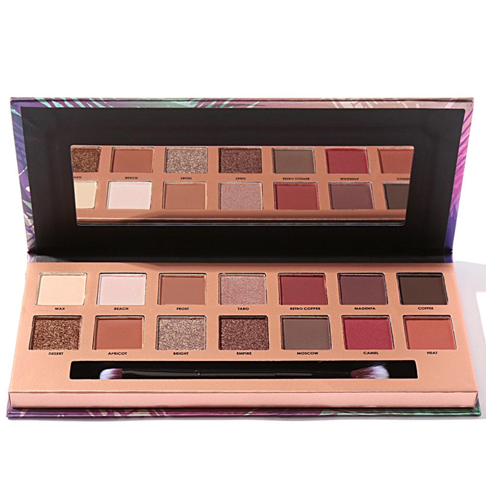 Lidschatten-Lidschatten-Palette & Make-up-Kosmetikpinsel-Set