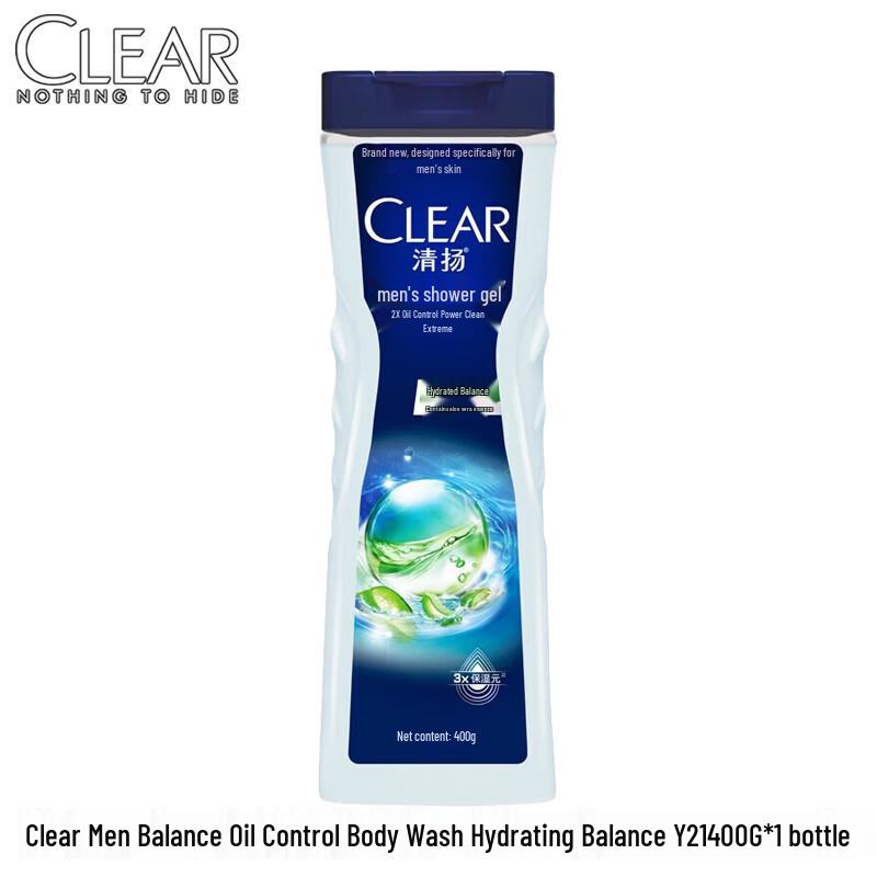 Clear & Fresh Balance Oil Control Hydrating Shower Gel - 400g
