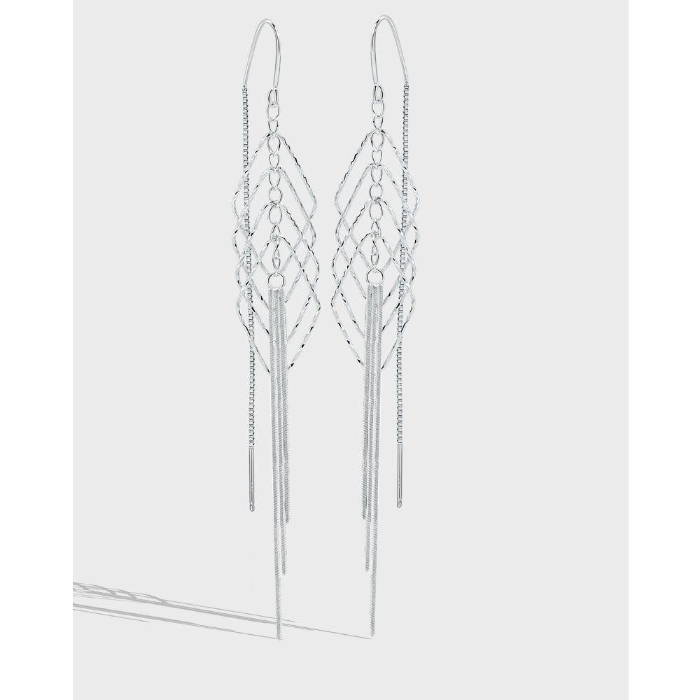 Tancise 925 Sterling Silver Zircon Earrings Drop Earrings For Women Wedding Party Gifts