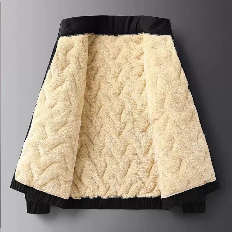 Woodpecker Herren Winter Warme Baumwoll-Sport-Hosen Set aus Lammwolle & Fleece