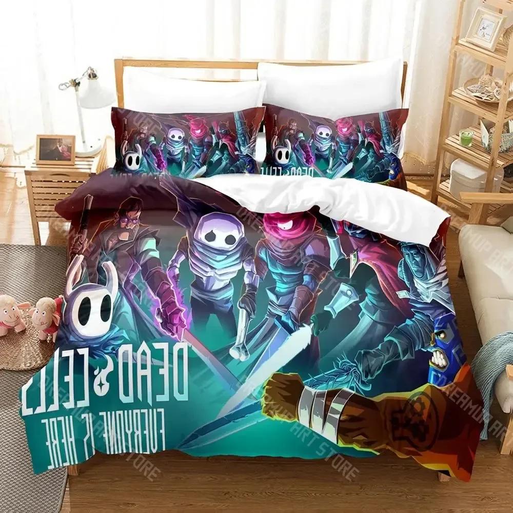 Dead Cell Bedding Set Single Twin Full Queen King Size Bed Set Aldult Kid Bedroom Duvetcover Sets 3D Print Game Anime Kawaii
