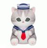 Mofu Sand Sailor Nyan Plush Toy Mofu Sand Shark Nyan BIG Large Sailor Sailor Uniform Navy Blue Approx. 28cm