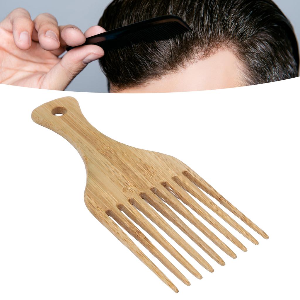 Afro Pick Lift Hair Comb Wide Teeth Scalp Massage Wig Braid Hair Styling Comb for Salon Use