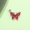  Breloque Pendentif Papillon Strass Coloré pour Bijoux, Charme pour Bracelets, Chevillères et Colliers DIY