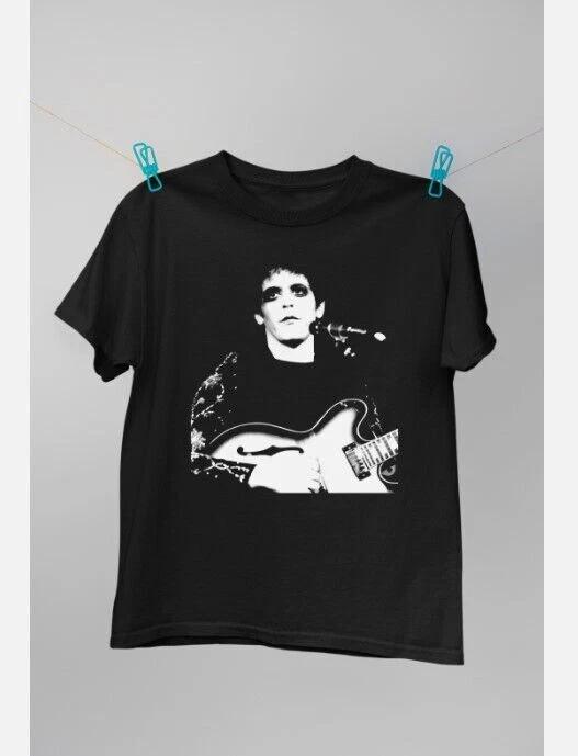 Men s and Women s T-shirts Lou Reed - Transformer Black Cotton Shirt for fan All size S-5XL XS
