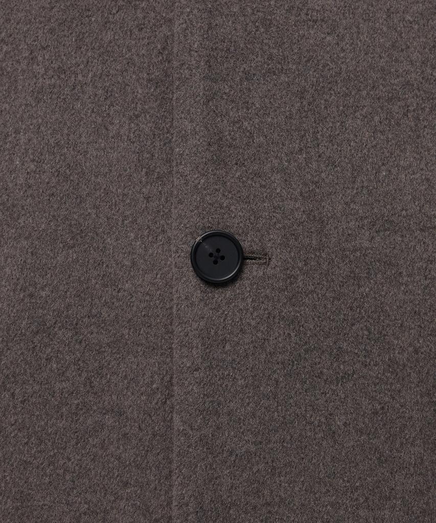 Musinsa Standard Cashmere Blend Daddy Shoulder Single Long Coat [Taupe]