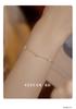 Cui Yan S925 Sterling Silver Four-Leaf Clover Bracelet - Women's Light Luxury Japanese Korean Style Starry Sky Jewelry