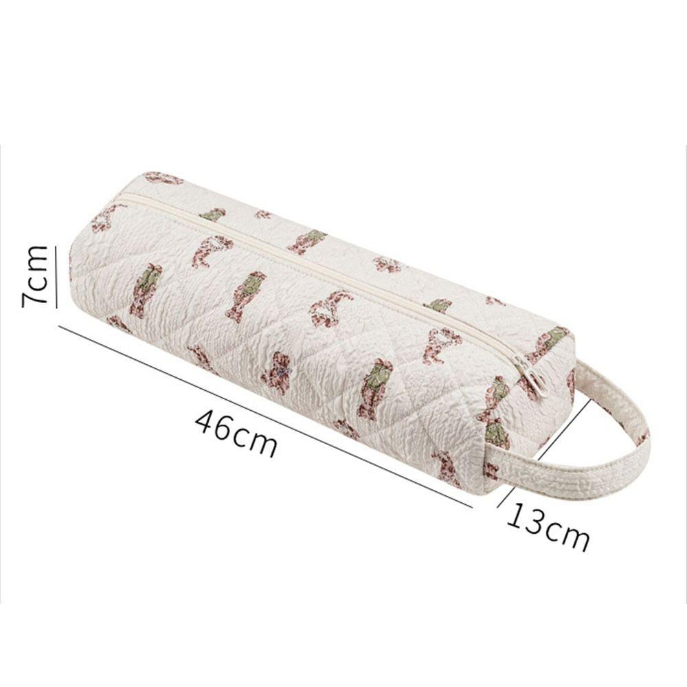 Soft Quilting Cotton Hair Dryer Storage Bag Large Capacity Dustproof Carrying Case with Handle Curler Storage Bags