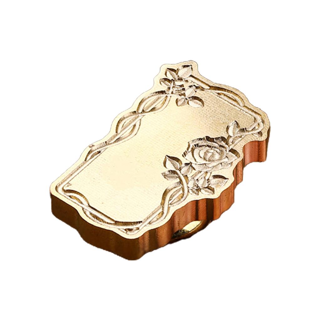 Wax Seal Stamp Head for Seal Envelope Invitation DIY Scrapbooking Round/Oval/Square Wax Seal Stamp Head Replacement