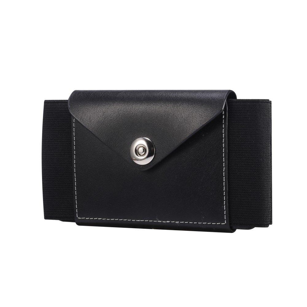 Vertical Flip Leather Belt Holster for 5.8 - 6.1 inch Phones, Black