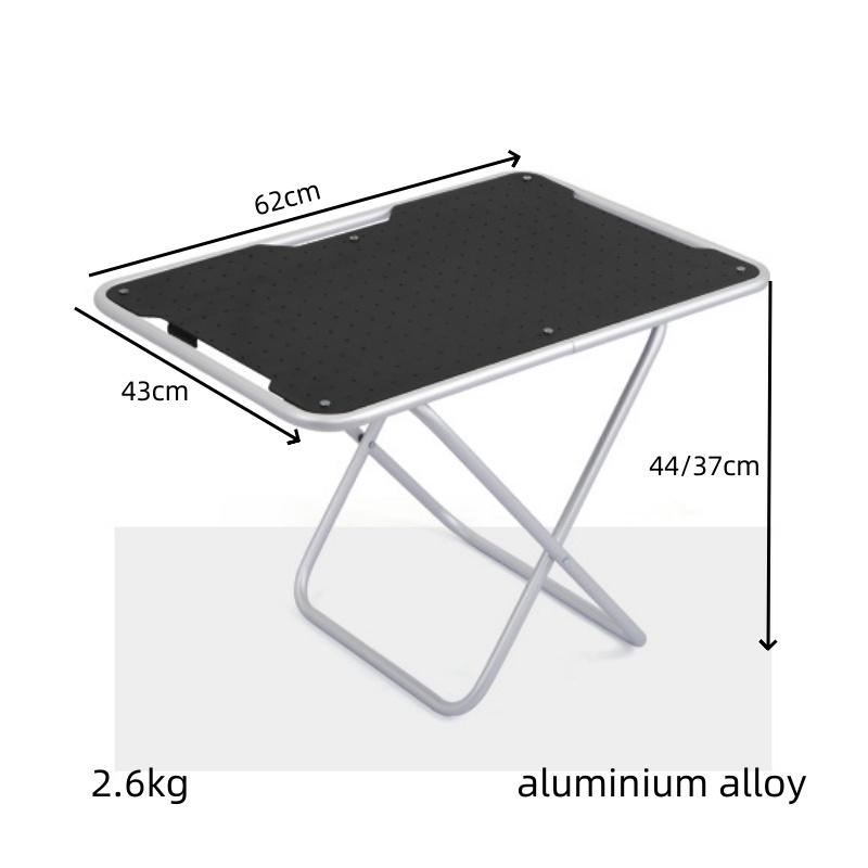 Outdoor British Army Table Tactical Command Folding Aluminum Alloy Table Self driving Tour Camping Travel Portable Table
