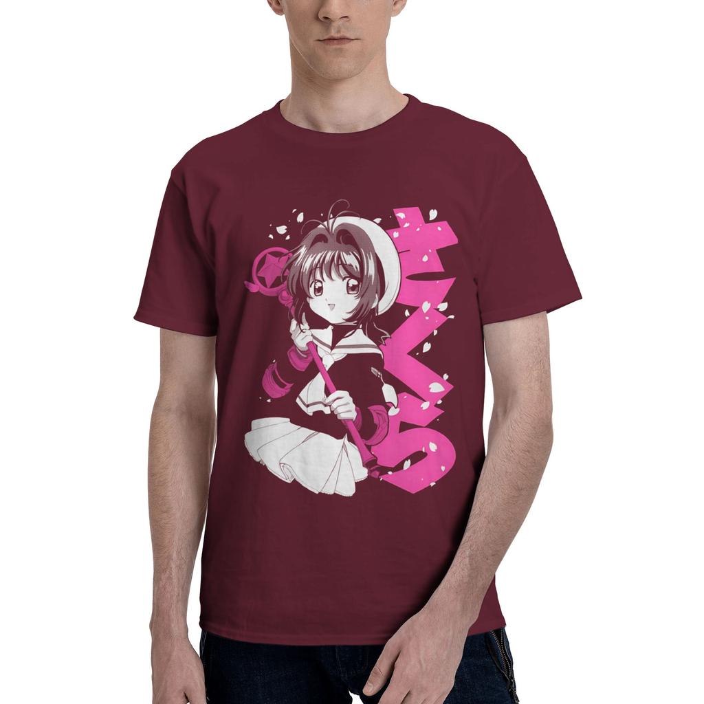 Sakura Bloom Graphic Funny 100 Cotton Tshirt Cardcaptor Sakura Tops Tees For Unisex