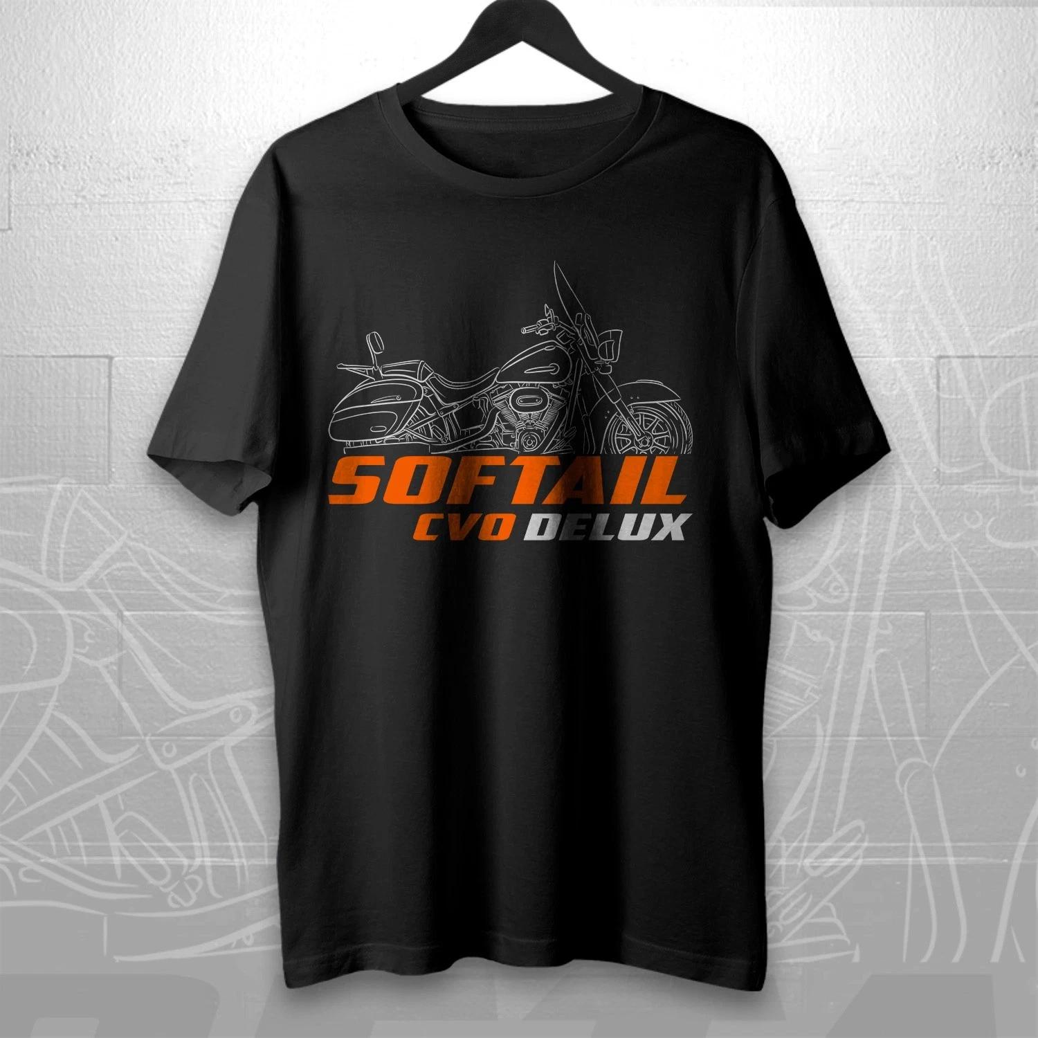 

Harley-Davidson FLSTNSE CVO Softail Deluxe 2014-15 Motorcycle T shirt for Riders M