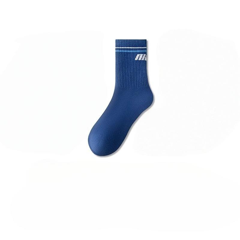 Men's Mid-calf Summer Thin, Pure Cotton, All-cotton Anti-odor, Teenagers, Students, Sports Trend Basketball